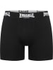 Lonsdale Boxershort "West Challow Boxershorts 4Er-Pack" in Schwarz