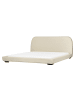 Beliani Doppelbett ROISEL in Beige/Schwarz - (W) 201 x (H) 101 x (L) 226 cm