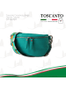 Toscanto Leder Gürteltasche Toscanto Tasche türkis, mehrfarbig ca. 25cm