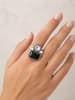 collezione alessandro Ring " Blinger " in schwarz