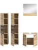 ebuy24 Badmöbelset Boston (4-teilig) Eiche 137 x 33 cm