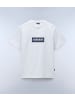 Napapijri T-Shirt "S-Box Logo Ss" in Weiß