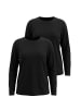 Ulla Popken Shirt in schwarz