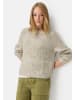 Camel Active Strickpullover mit Rundhalsausschnitt in Hellgrau