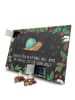 Mr. & Mrs. Panda Advents-Teekalender Schnecke Sir mit Spruch in Kreidetafel