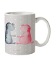 Mr. & Mrs. Panda Kindertasse Axolotl Liebe ohne Spruch in Grau Pastell