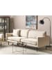 Beliani 3-Sitzer Sofa VINTERBRO in Beige/Schwarz - (W) 220 x (H) 86 x (L) 84 cm