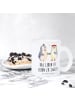 Mr. & Mrs. Panda Tasse Pinguin Heirat mit Spruch in Transparent
