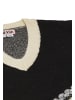 IMANE Damen Strickpullover in Schwarz Beige