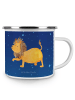 Mr. & Mrs. Panda Kaffeetasse Sternzeichen Löwe ohne Spruch in Sternenhimmel Blau