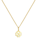 Elli DIAMONDS  Halskette 585 Gelbgold Kleeblatt in Gold