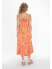IZIA Women Dress in orange multicolor