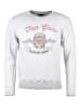 TOP GUN Sweatshirt Smoking Monkey TG20191034 in grau