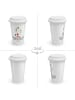 Mr. & Mrs. Panda Coffee To Go Becher Einhorn Gärtner mit Spruch in Weiß