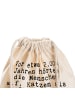 Mr. & Mrs. Panda Beutel Vor etwa 2.000 Jahren... mit Spruch in Creme