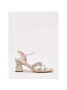 Montevita Sandalen Fersensandale Peach Peach in Gold