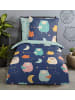 JACK 2 tlg. Renforcé Bettwäsche 135x200cm Schäfchen Traumwelt in Blau