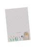 Mr. & Mrs. Panda Postkarte Otter Stein ohne Spruch in Grau Pastell