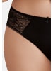 Conturelle Taillen Slip Secret Garden in Schwarz