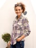 WITT WEIDEN Flanell-Bluse in orchidee-elfenbein-kariert