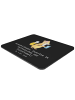 Mr. & Mrs. Panda Mouse Pad Auszubildende Kaffeekünstler mit Spruch in Schwarz