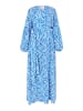 IZIA Damen Maxikleid Mit Print in Blau
