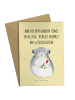 Mr. & Mrs. Panda Klappkarte Chinchilla Blume mit Spruch in Gelb Pastell