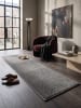 KADIMA DESIGN BORMIDA Hochflorteppich Anthrazit 80x150 Uni Polypropylen Wohnzimmer in Anthrazit