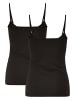 JACQUELINE de YONG Spaghetti Tank Top 2-er Stück Pack Shirt Set JDYAVA in Schwarz-2