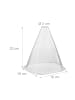 relaxdays 24 x Pflanzenhut - (B)19 x (H)22 x (T)19 cm