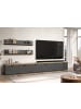 ebuy24 Regalsystem Baggio (5-teilig) Antrazit 360 x 40 cm