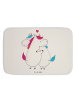 Mr. & Mrs. Panda Badezimmerteppich Einhorn Mitteilung ohne Spruch in Weiß