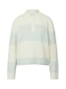 comma Strickpullover in ecru mint - 0001
