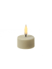 Uyuni LED Teelicht Thea Uyuni mit Timer Batterie dimmbar bis 400 Std. D: 4cm in creme