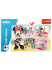 Disney Minnie Mouse Disney Minnie Maus Kinderpuzzle Puzzle mit 60 Teilen für Kinder in mehrfarbig