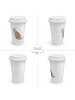 Mr. & Mrs. Panda To Go Becher Otter Kind ohne Spruch in Weiß