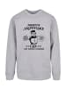 F4NT4STIC Sweatshirt Frostys Snowflake Cafe Retro Weihnachten Sign in grau meliert
