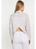 DreiMaster Maritim Damen Bluse in Helllila Wollweiss