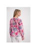 monari Langarmbluse in pink gemustert