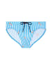 HOM Badehose Swim Mini Briefs Viareggio in blue-white stripes