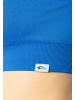 SMILODOX Crop Longsleeve Maysa in Blau