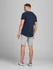 Jack & Jones Kurze Basic Jogginghose Shorts JPSTSHARK in Grau