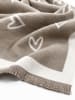 collezione alessandro Schal " Herz " in taupe