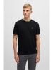 Hugo Boss Rundhals T-Shirt für Herren in schwarz