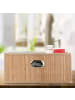 relaxdays 5 x Aufbewahrungskorb in Natur - (B)31 x (H)14 x (T)31 cm