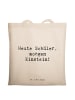 Mr. & Mrs. Panda Shopping Tasche Spruch Schulanfang Inspiration ... in Creme
