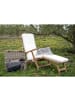 ebuy24 Liegenstuhl Arrecife Teak 150 x 60 cm