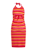 myMo Women Dress in Rot Mehrfarbig