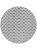 Teppich Boss Kurzflor Teppich Helix 2203, rund - Silber