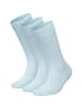 DillySocks 3er-Pack Socken One Color Smooth in Smooth Baby Blue